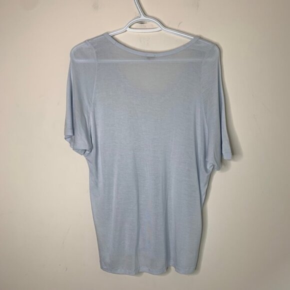 Aritzia Wilfred Free Tee T-Shirt Short Sleeve Relaxed fit Pale Blue Size XXS - Picture 12 of 15